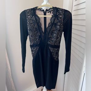 Black cocktail dress